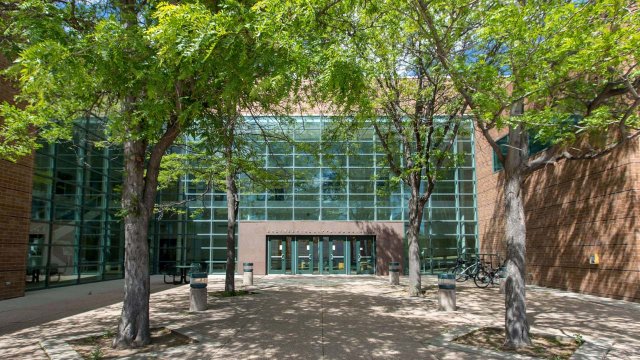 entrance to the Engineering and Applied Science building