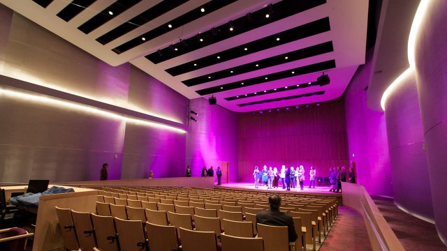 smaller theater inside the Ent Center