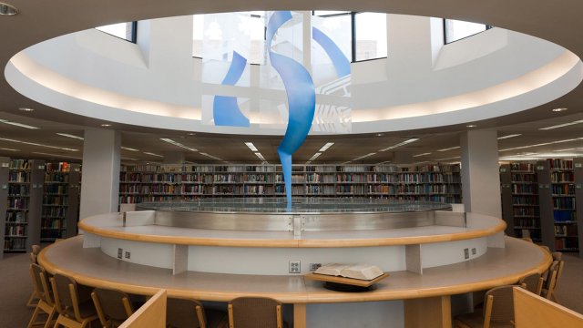 top floor of the library